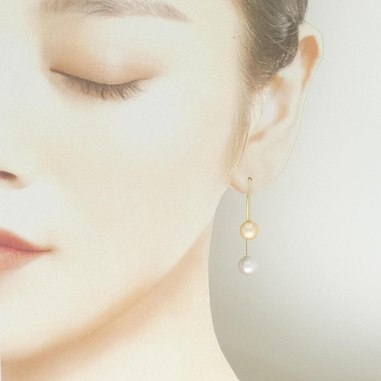 K18YG アコヤパール ピアス