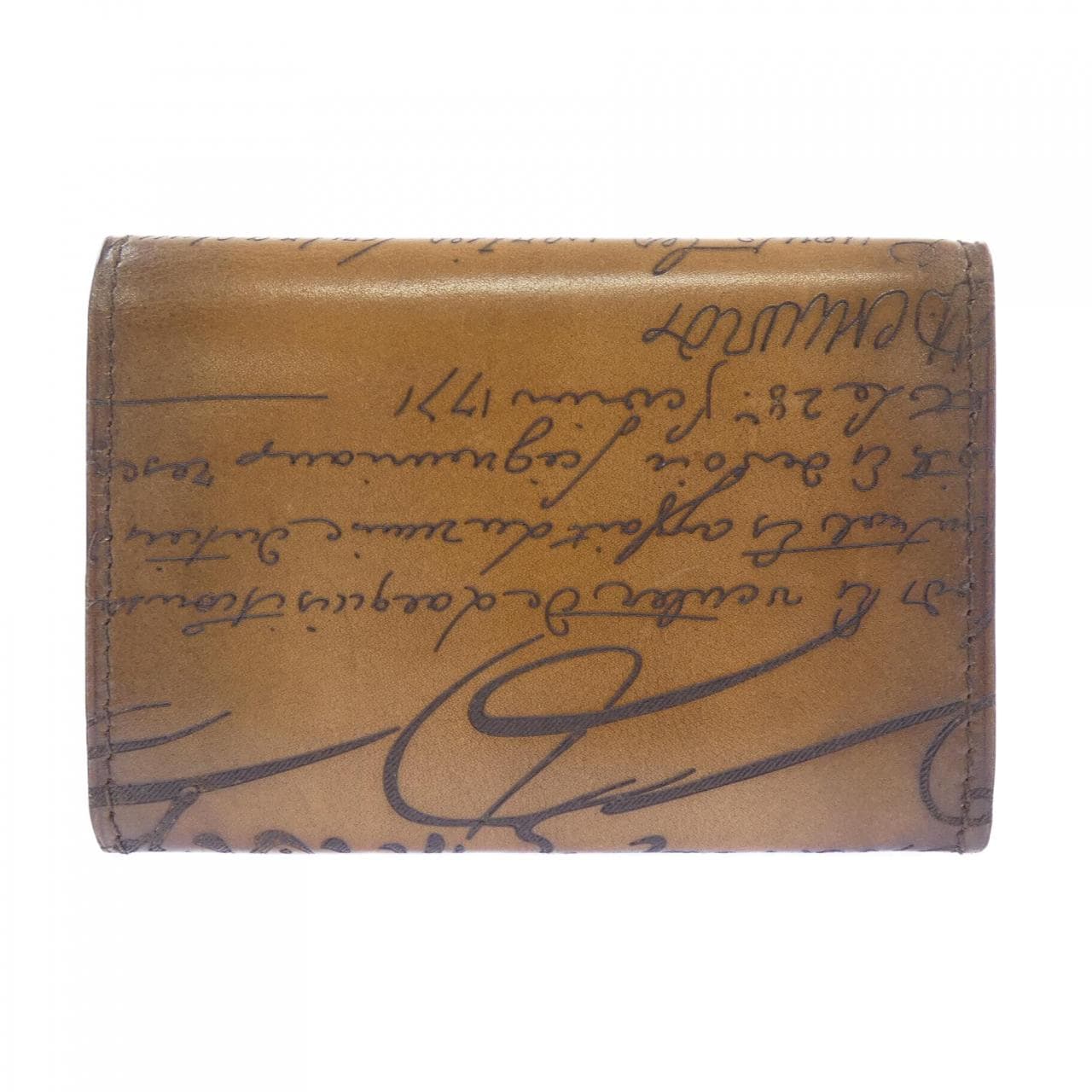ベルルッティ Berluti インブイアスクリットレザーカードホルダー CARD CASE
