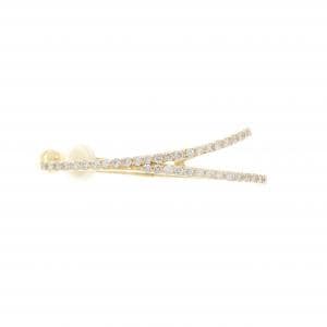 K18YG ダイヤモンド イヤーカフ 0.25CT 片耳