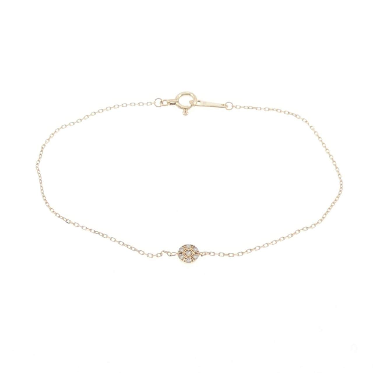 アガット ダイヤモンド ブレスレット 0.03CT