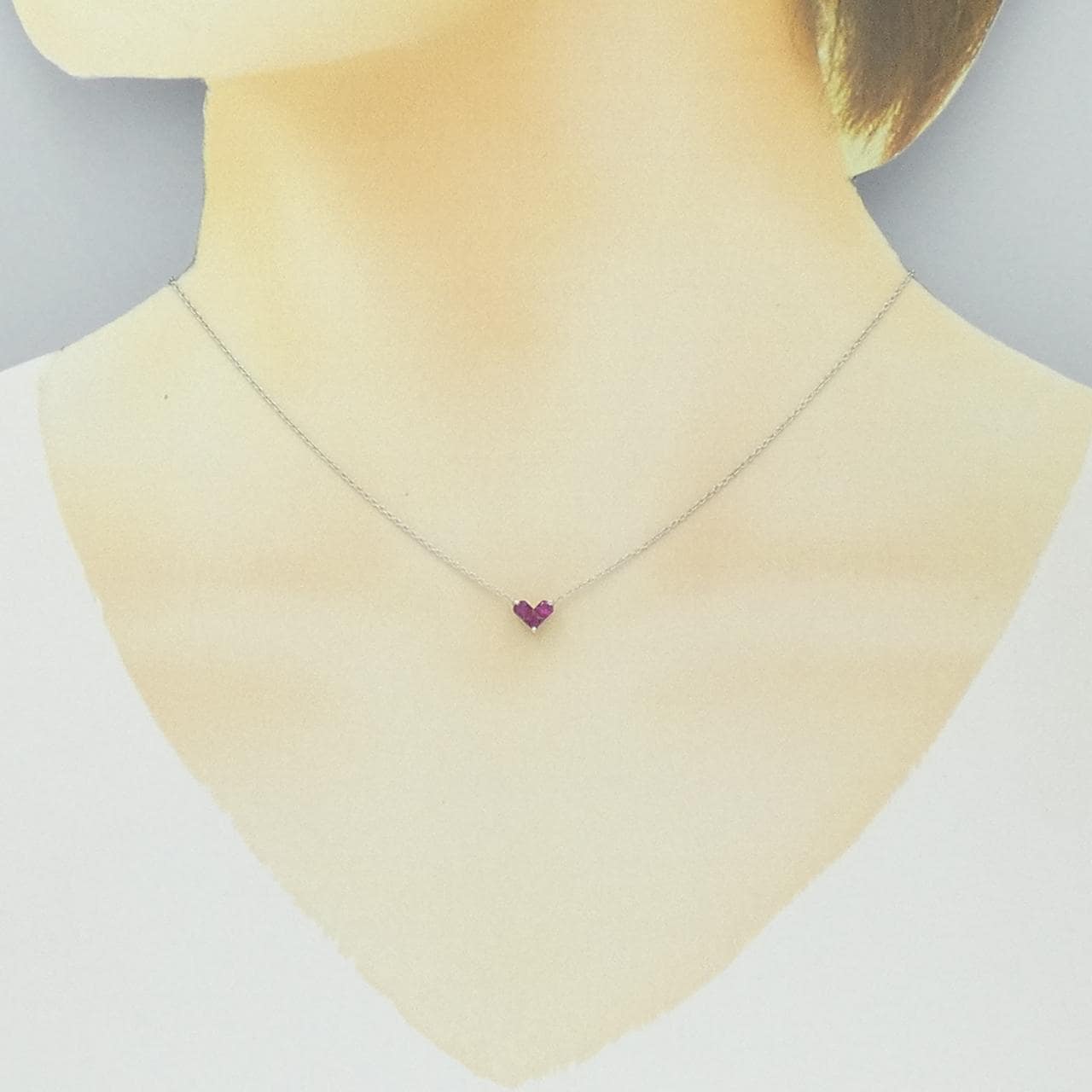 スタージュエリー ミステリアスハート ネックレス 0.25CT