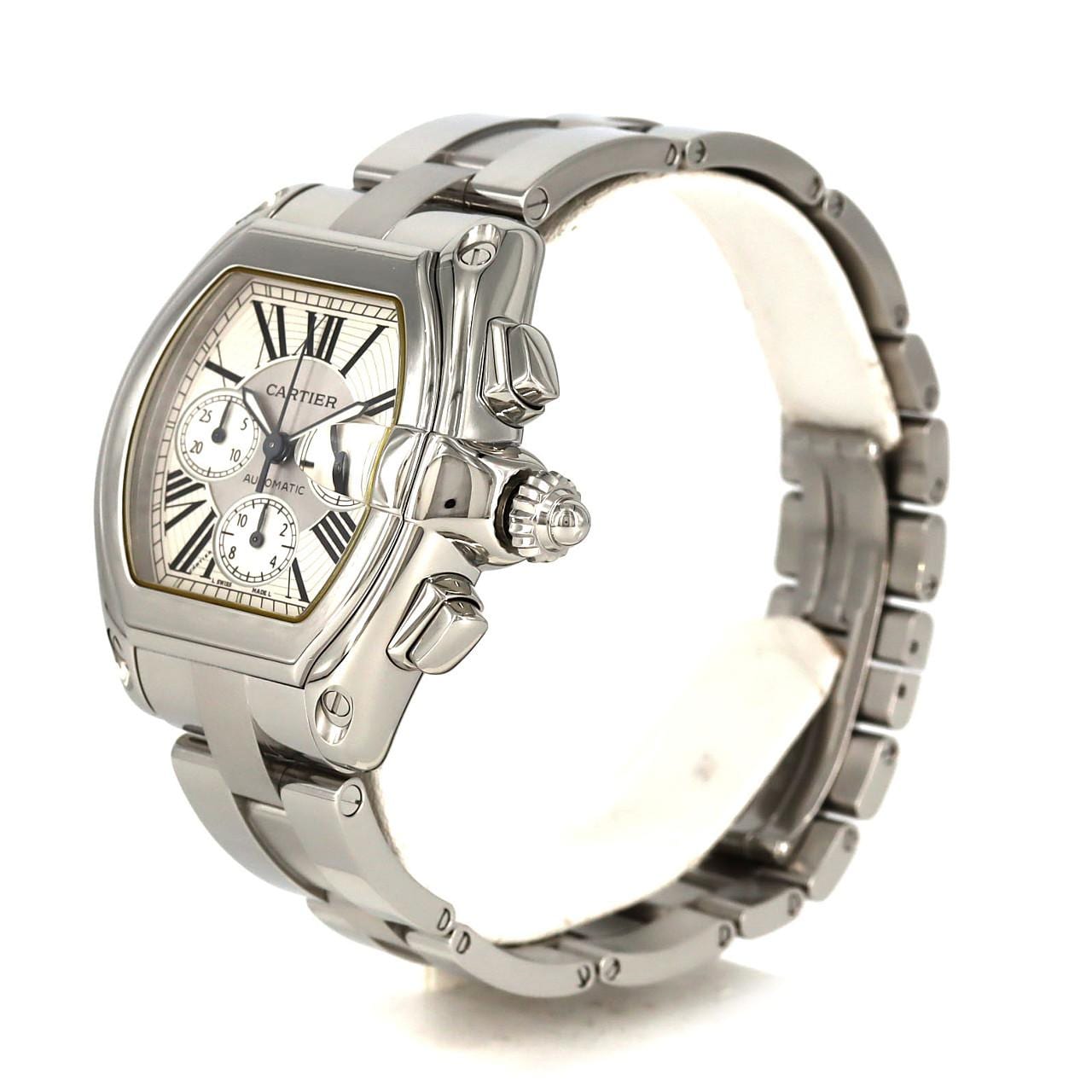 カルティエ ロードスタークロノグラフXL W62019X6 SS 自動巻