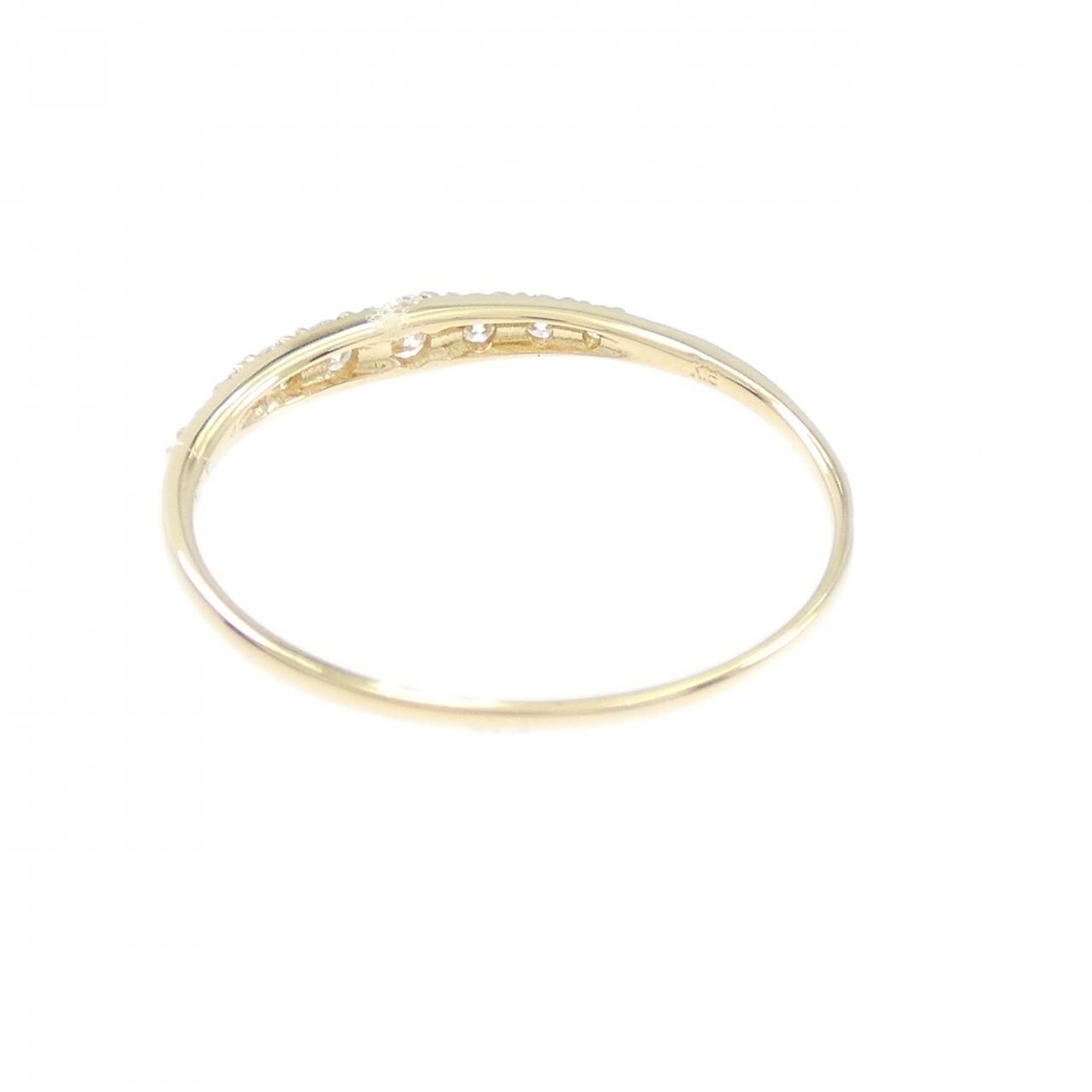 【リメイク】K18YG ダイヤモンド リング 0.15CT