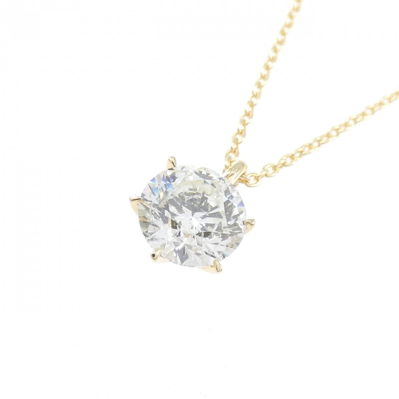 【リメイク】K18YG ダイヤモンド ネックレス 1.065CT I I1 VG