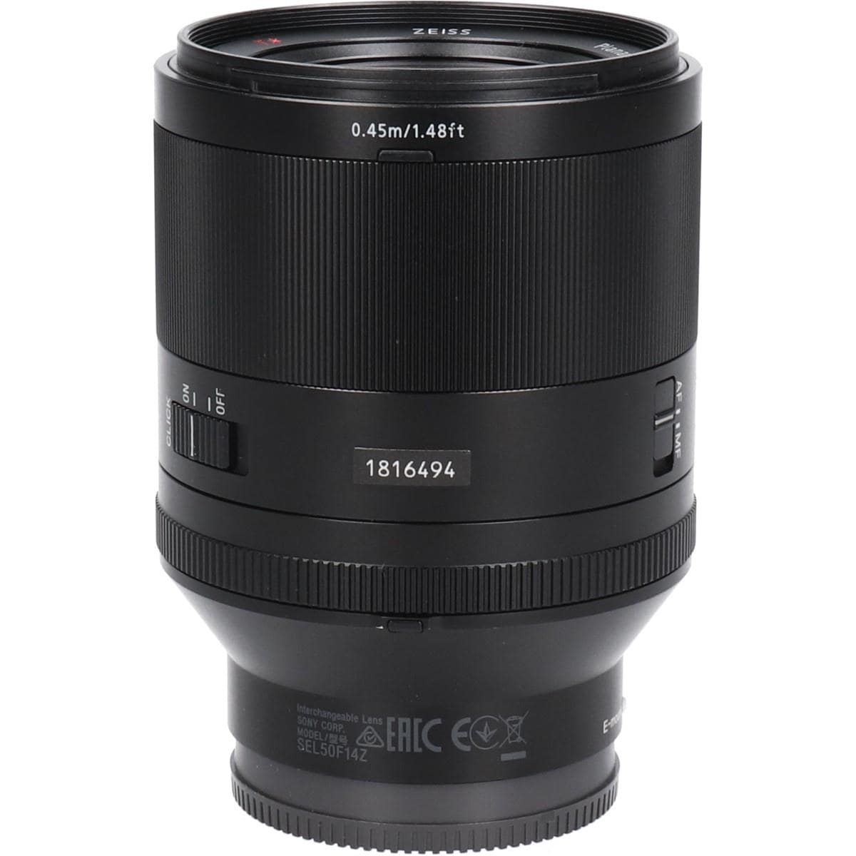 ＦＥ５０ｍｍ　Ｆ１．４ＺＡ（ＳＥＬ５０Ｆ１４Ｚ）
