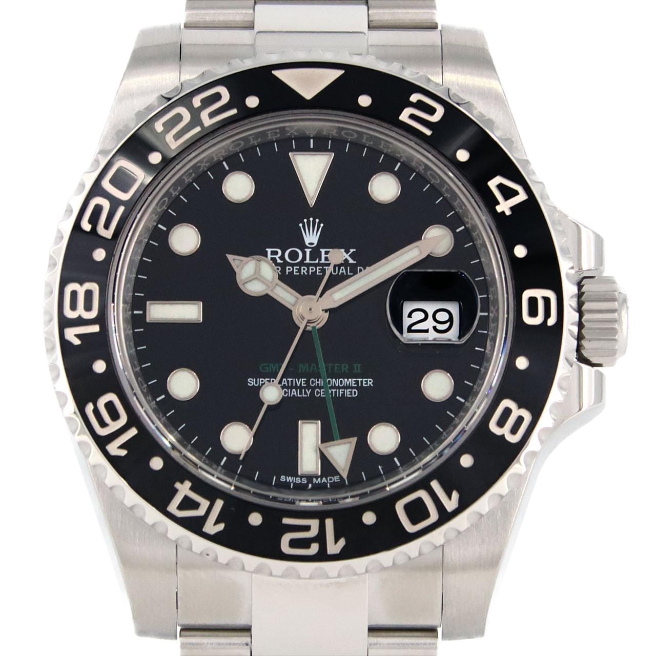 ROLEX GMT Master II 116710LN SS自动上弦随机号码