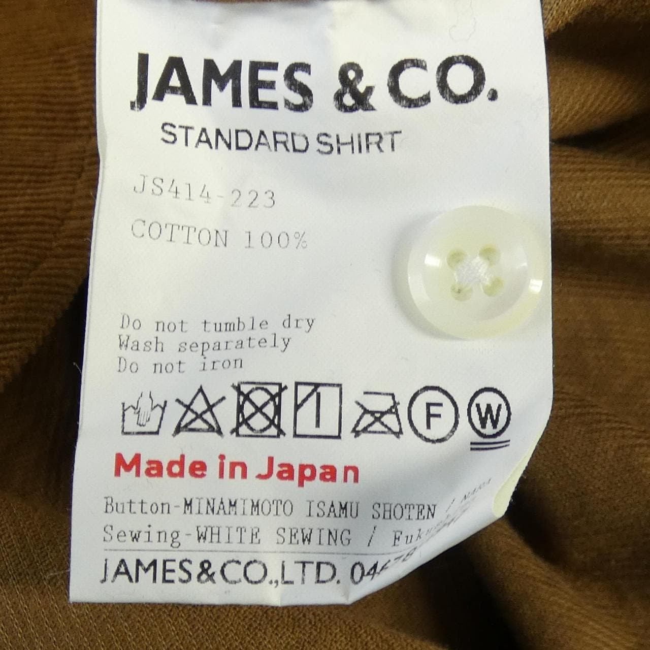 JAMES&CO. シャツ