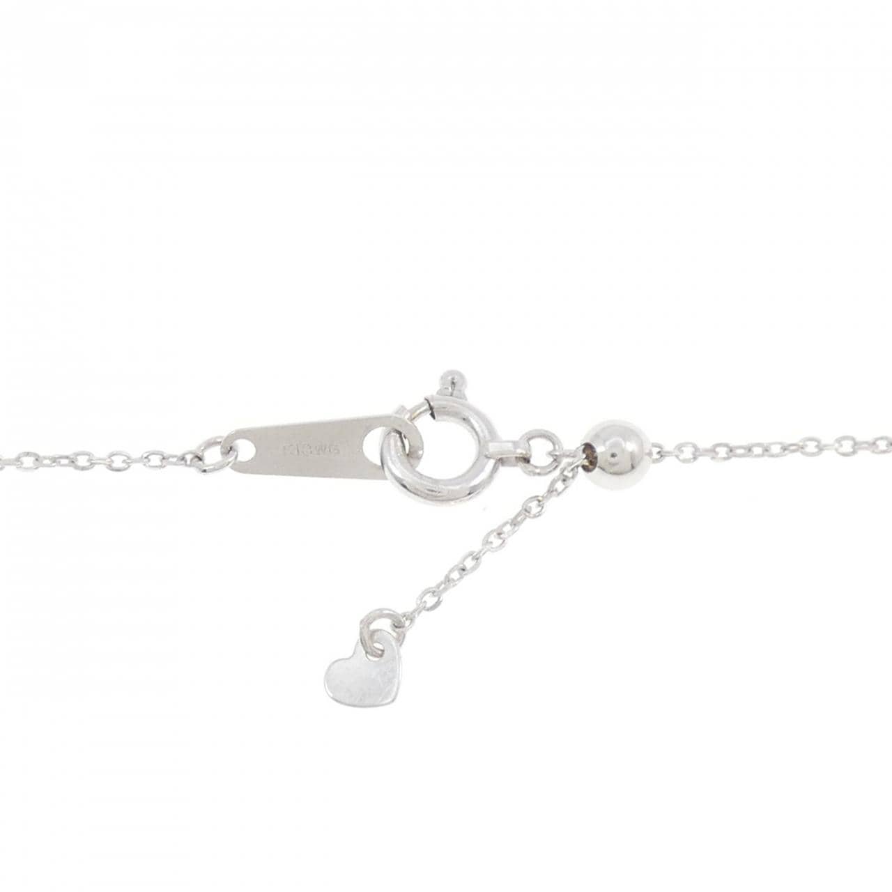 K18WG ダイヤモンド ネックレス 0.50CT