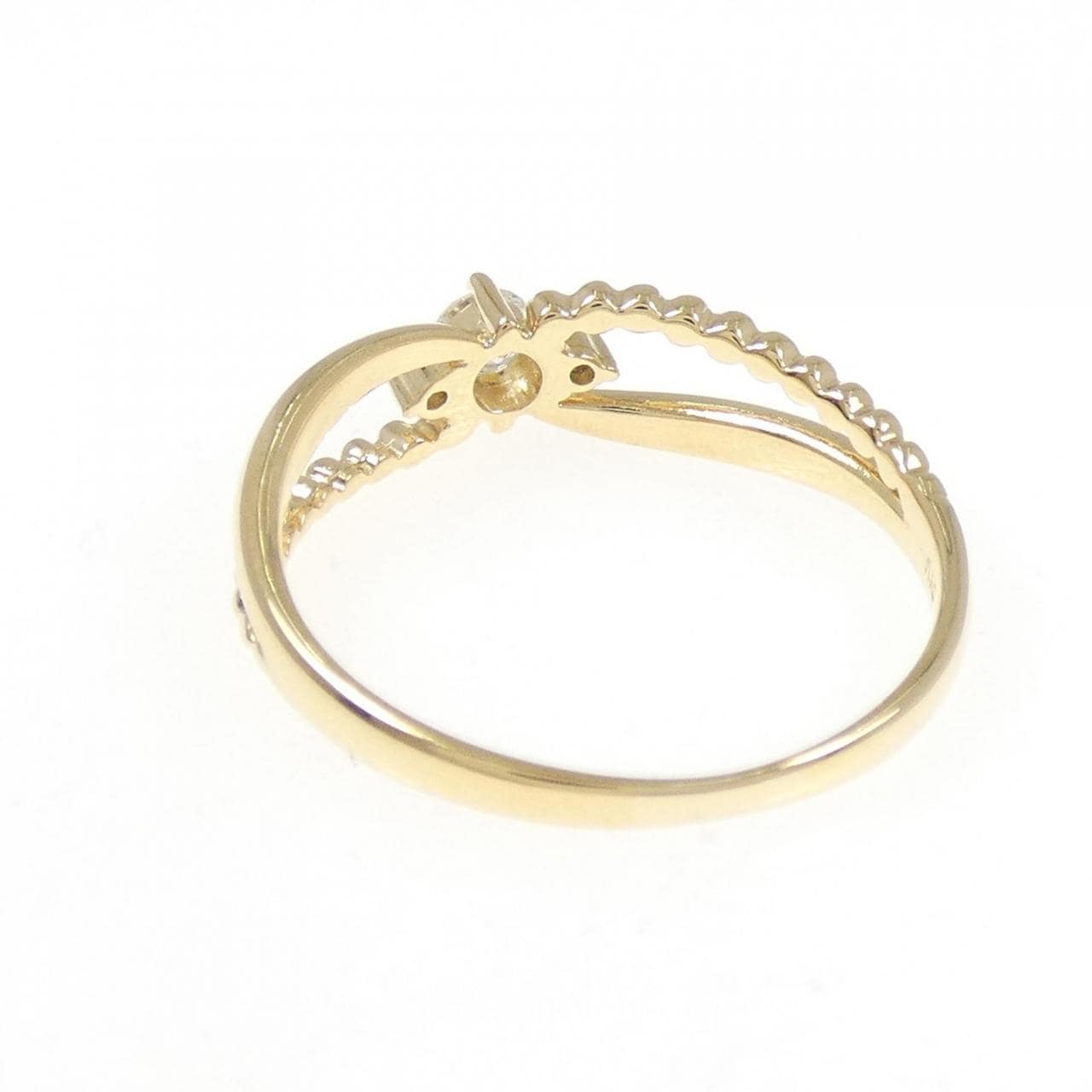K18YG ダイヤモンド リング 0.12CT
