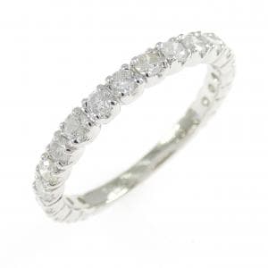 PT900 ハーフエタニティ ダイヤモンド リング 1.00CT