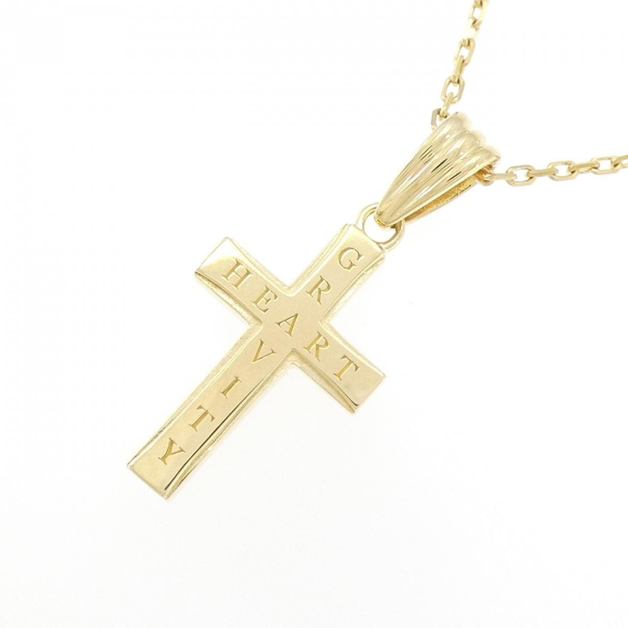 シンパシーオブソウル クロス ダイヤモンド ネックレス 0.10CT