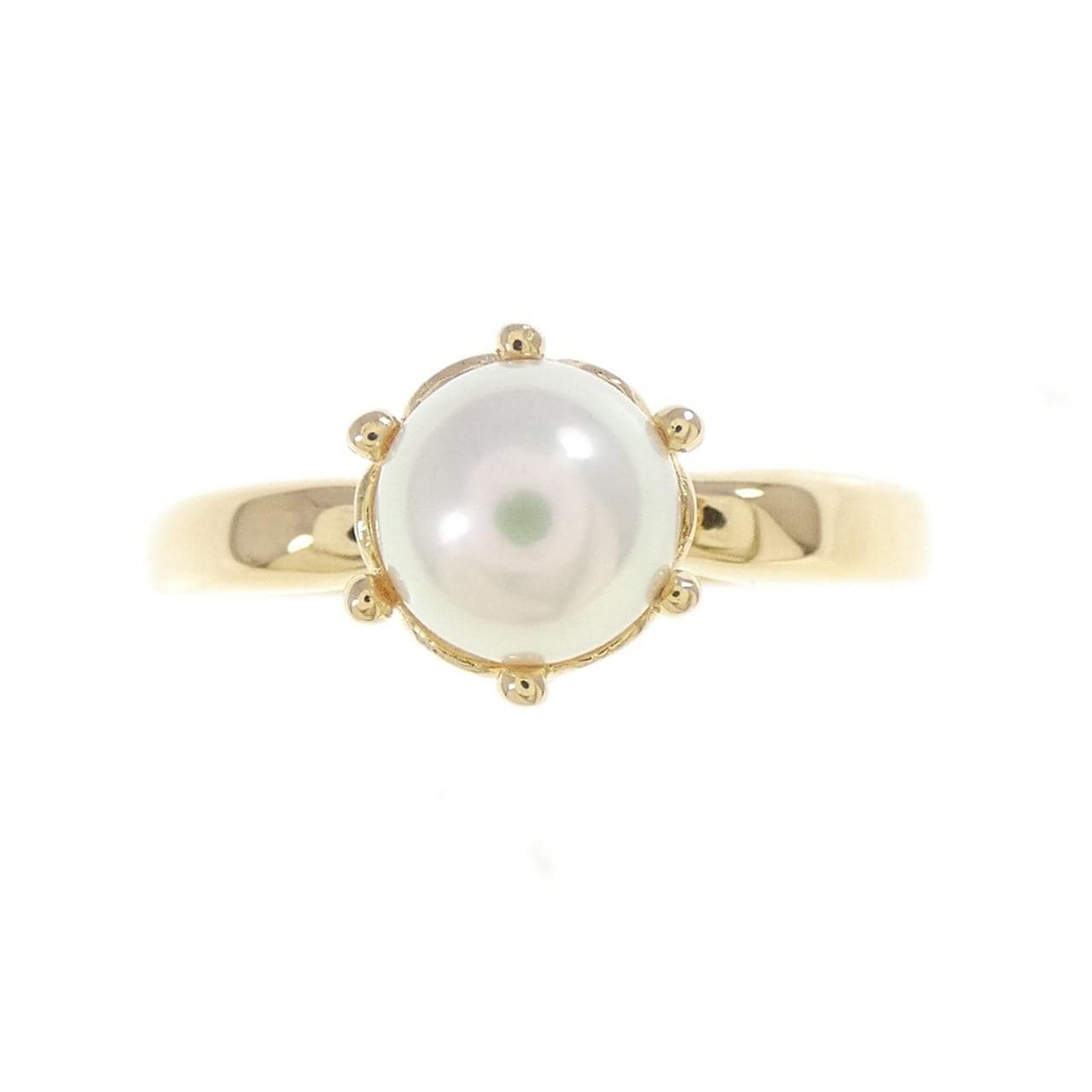 K18YG アコヤパール リング 5.8mm