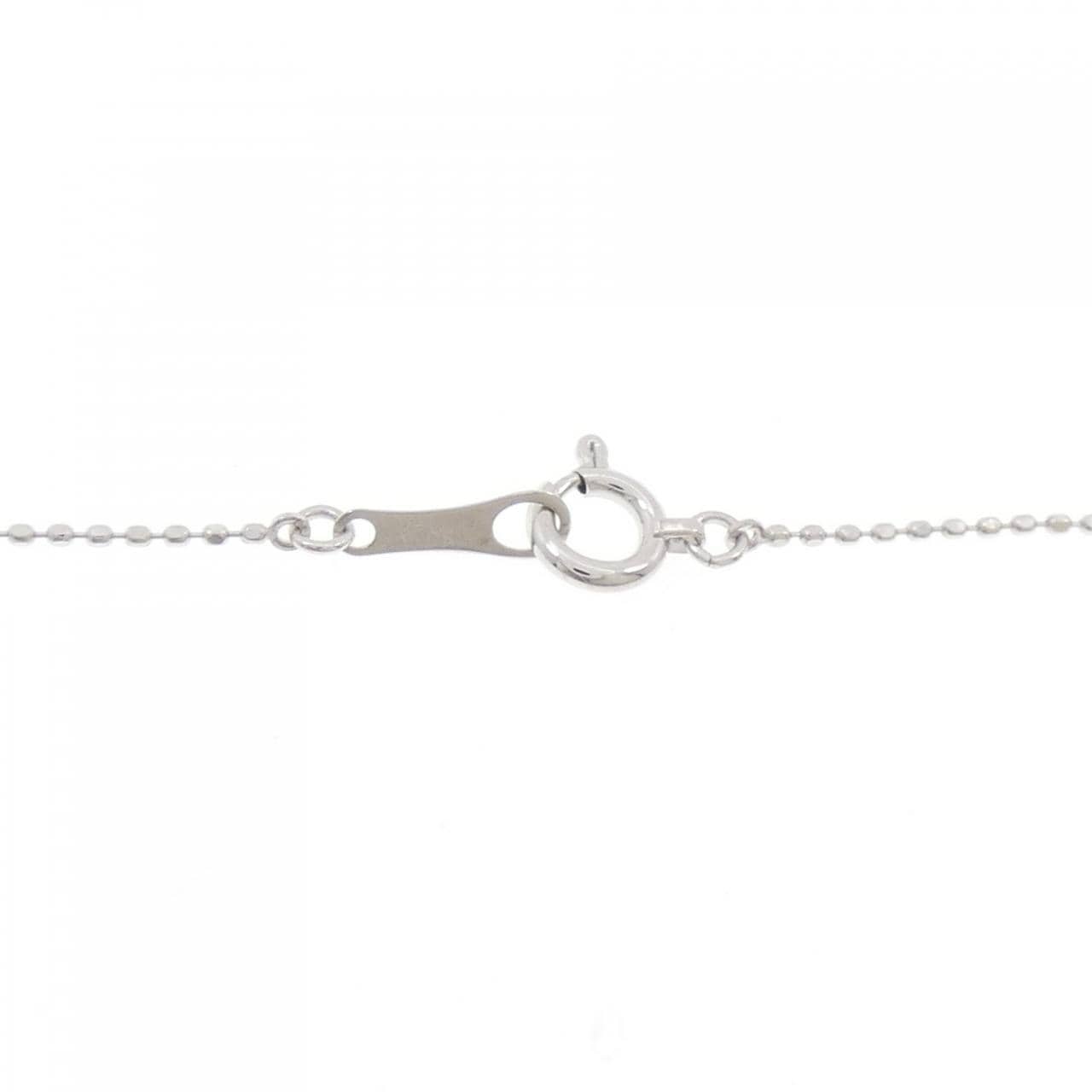 K18WG ブルートパーズ ネックレス