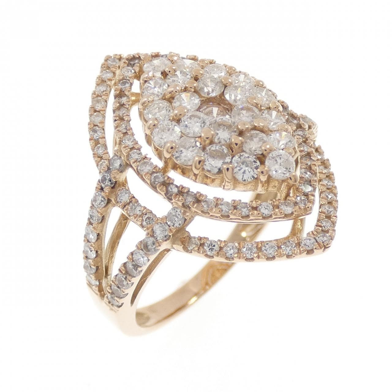 K18PG ダイヤモンド リング 1.13CT