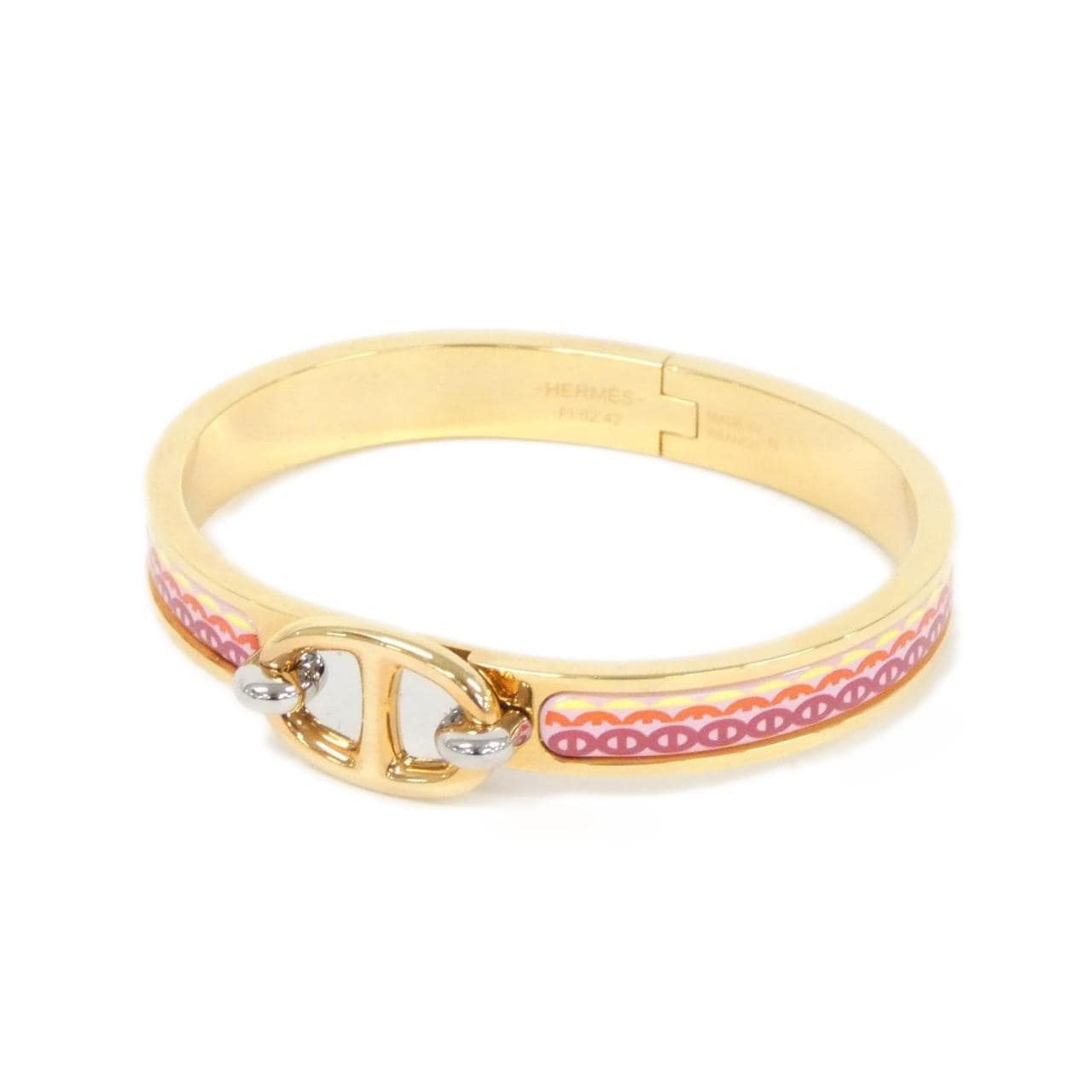 エルメス VAGUES MAILLONS ミニ クリック シェーヌダンクル PM 202314FO ブレスレット