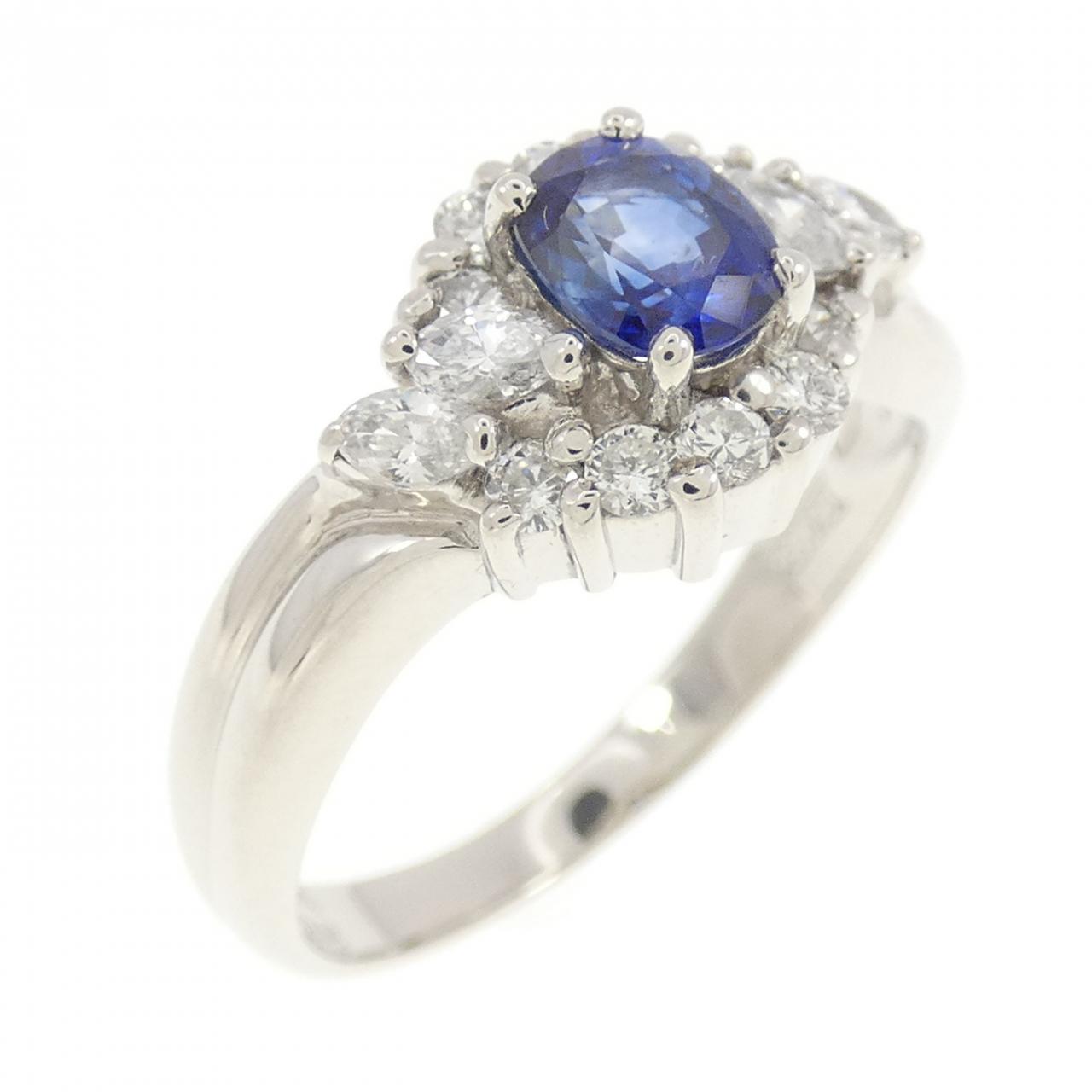 PT サファイヤ リング 0.54CT