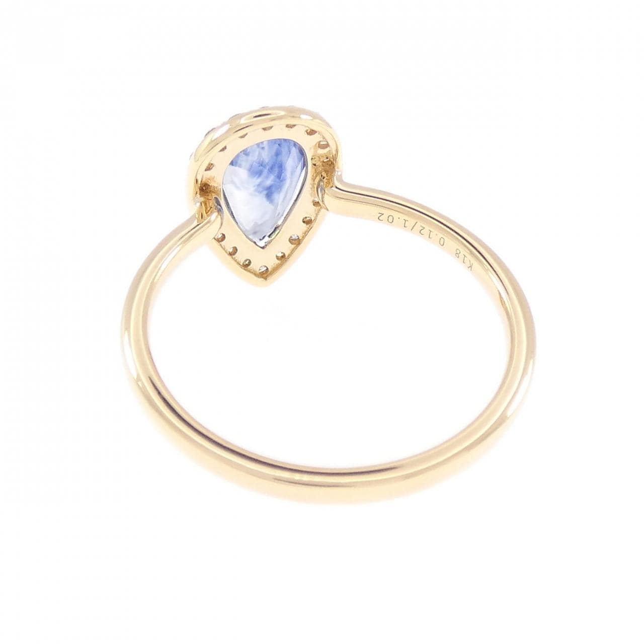 【新品】K18YG サファイヤ リング 1.02CT
