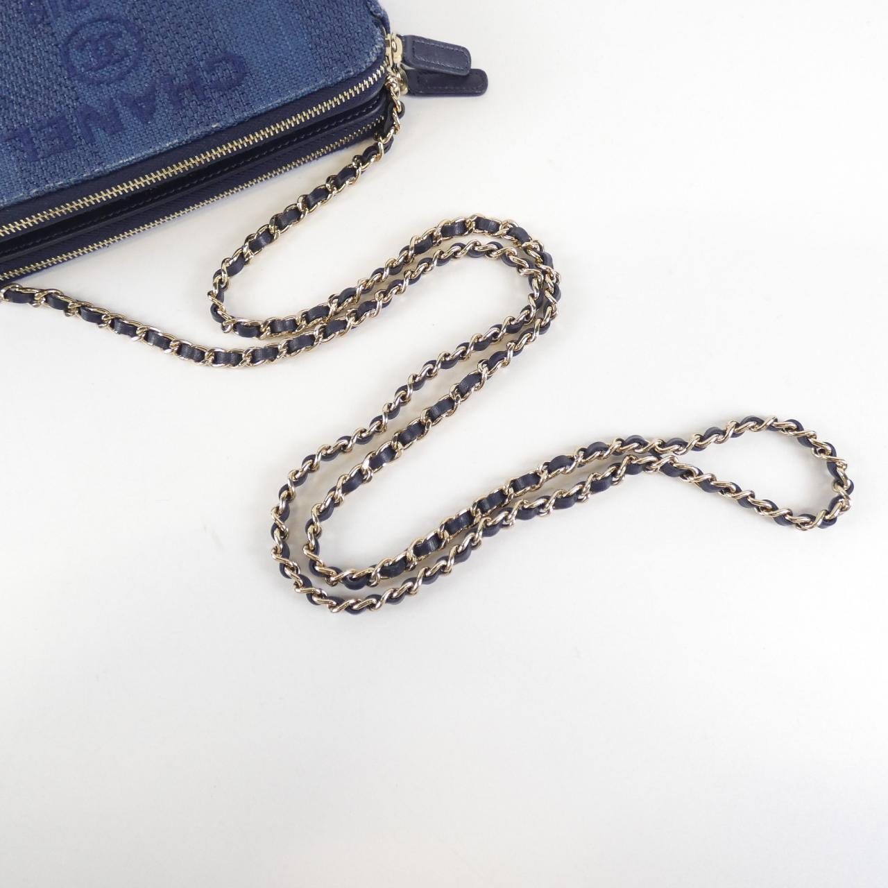 CHANEL Deauville Line Chain Wallet