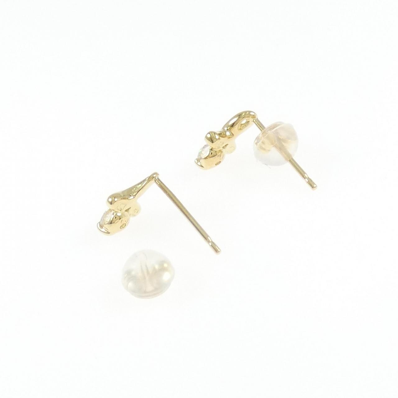 K18YG ダイヤモンド ピアス 0.31CT
