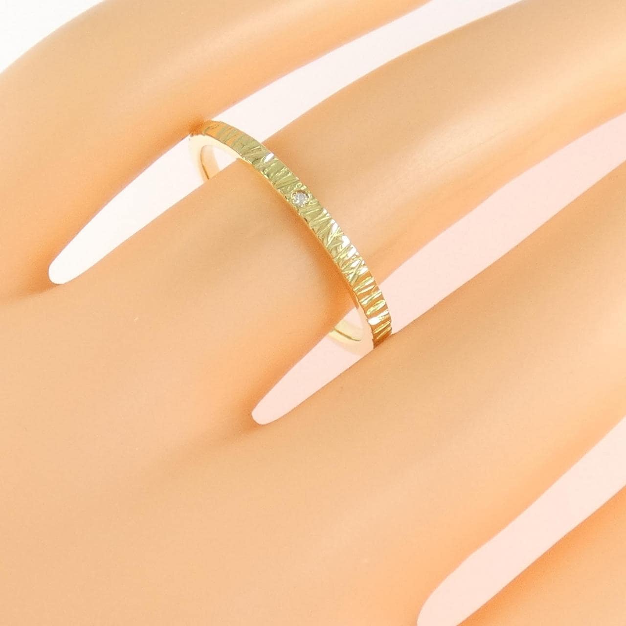 K18YG ダイヤモンド リング