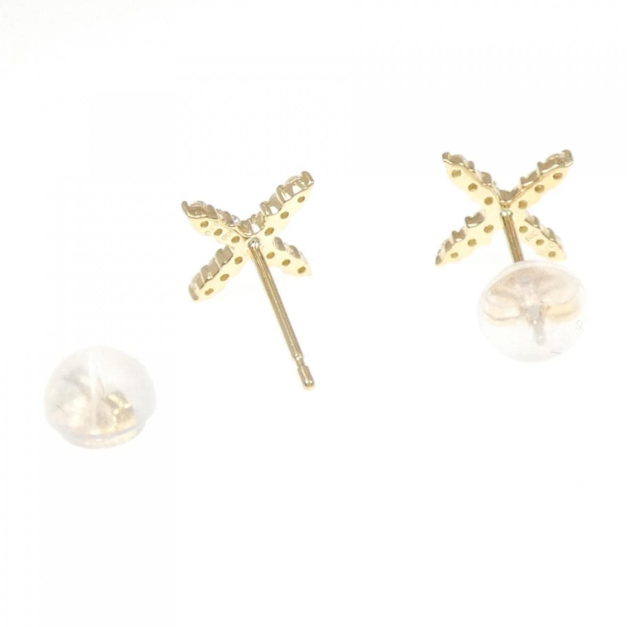 【リメイク】K18YG ダイヤモンド ピアス 0.20CT