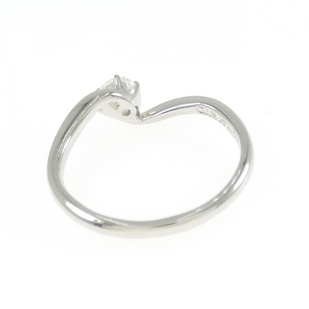 PT1000 ダイヤモンド リング 0.354CT D VVS2 VG