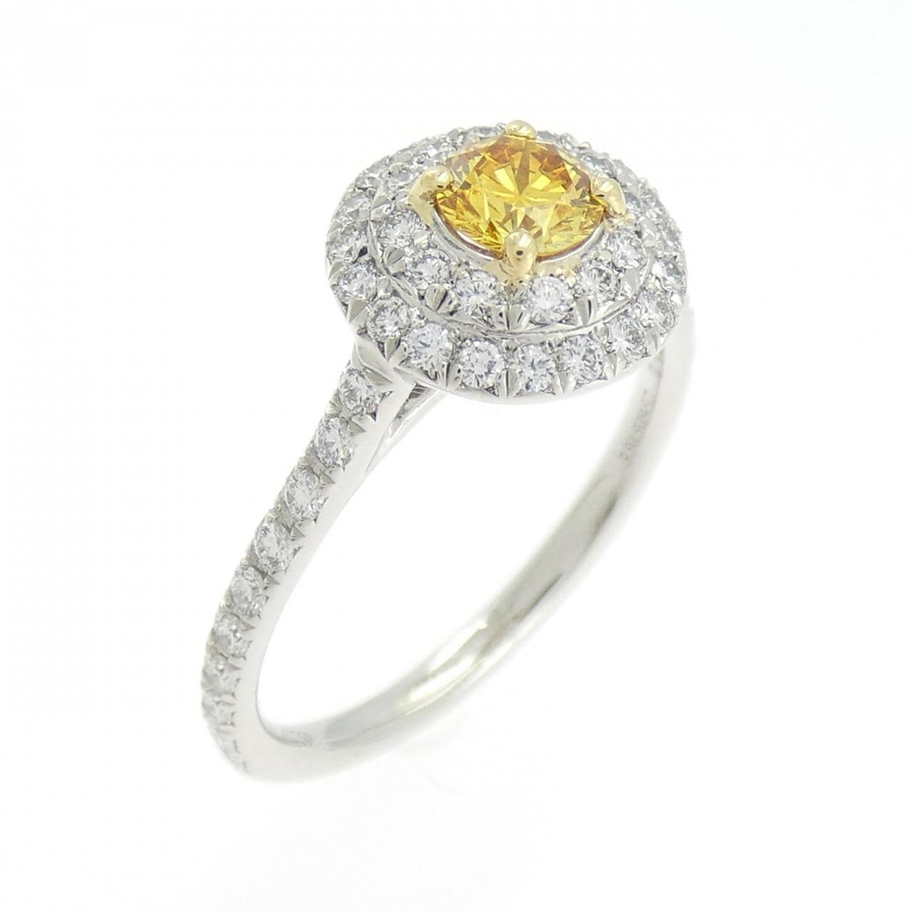 ティファニー ソレスト リング 0.28CT FVOY SI1