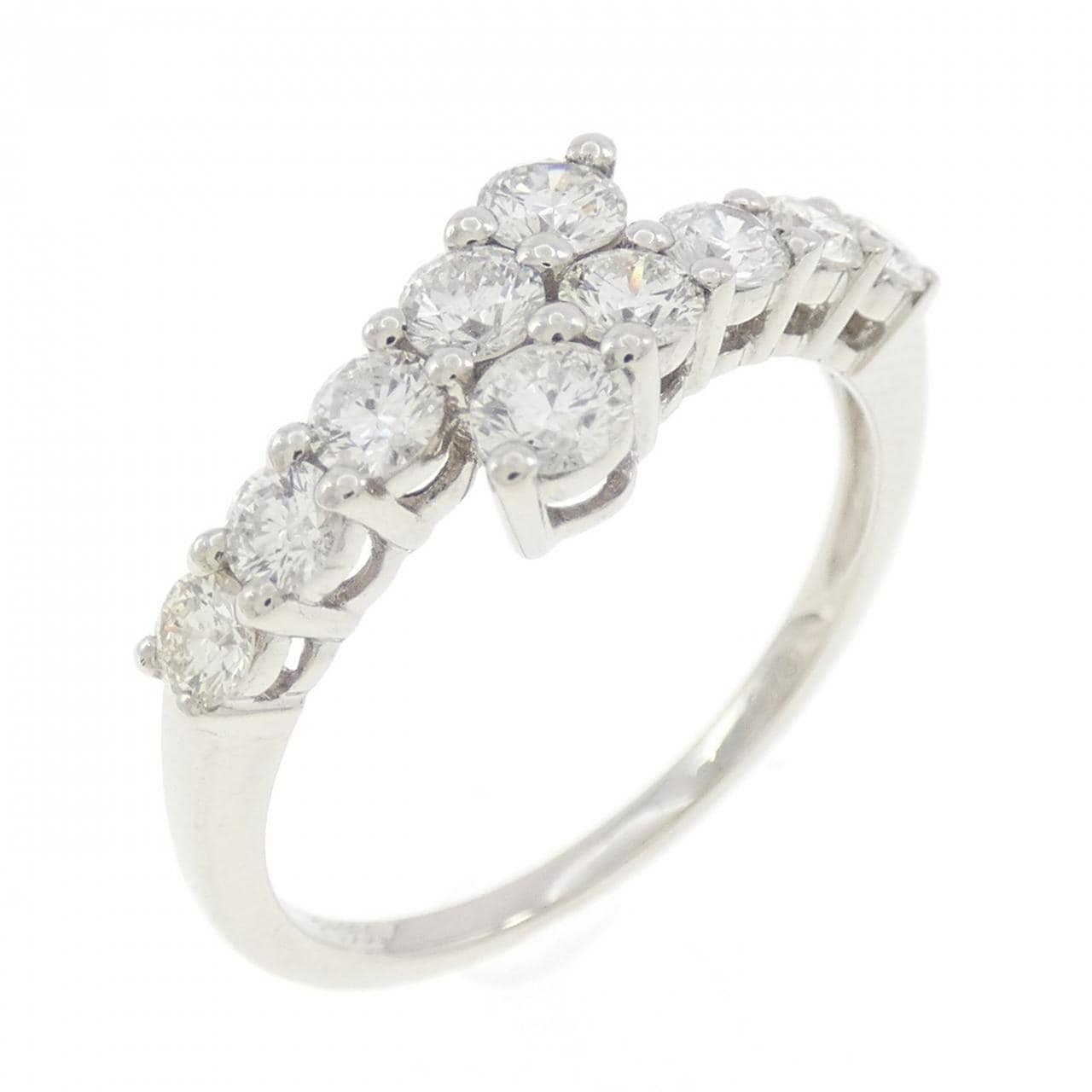 PT950 ダイヤモンド リング 0.78CT