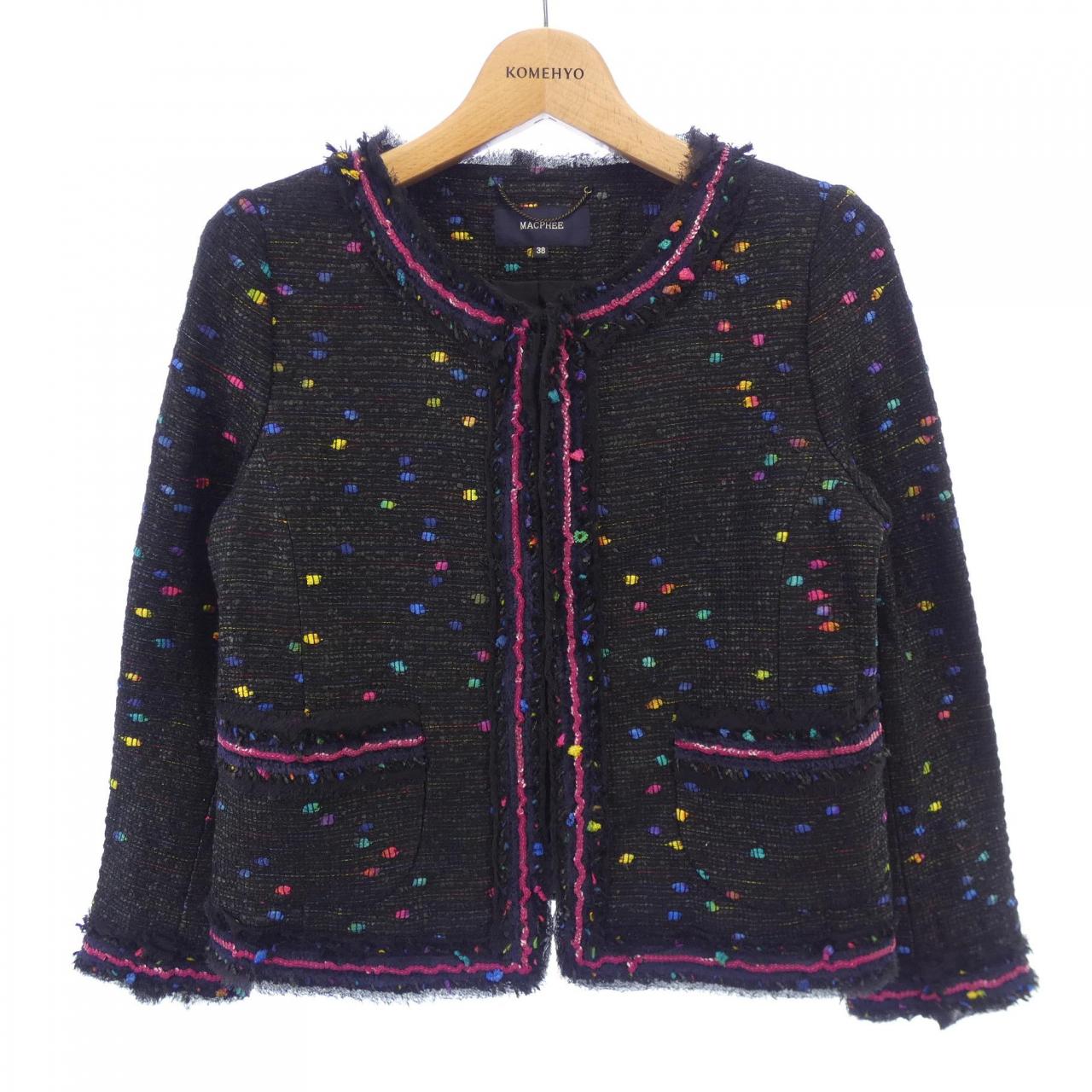 マカフィー MACPHEE ノーカラージャケット