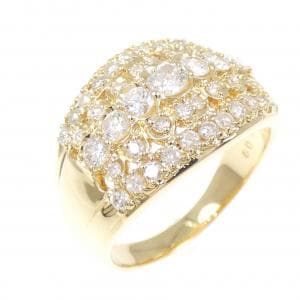 K18YG ダイヤモンド リング 1.09CT