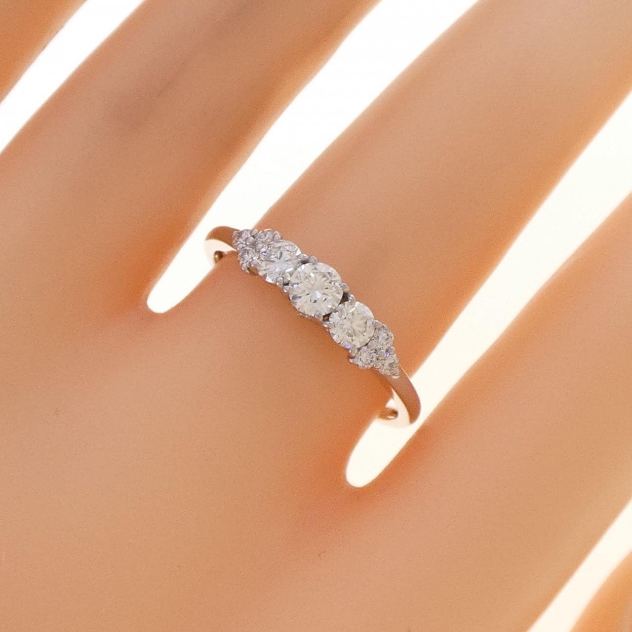 PT950 ダイヤモンド リング 0.60CT