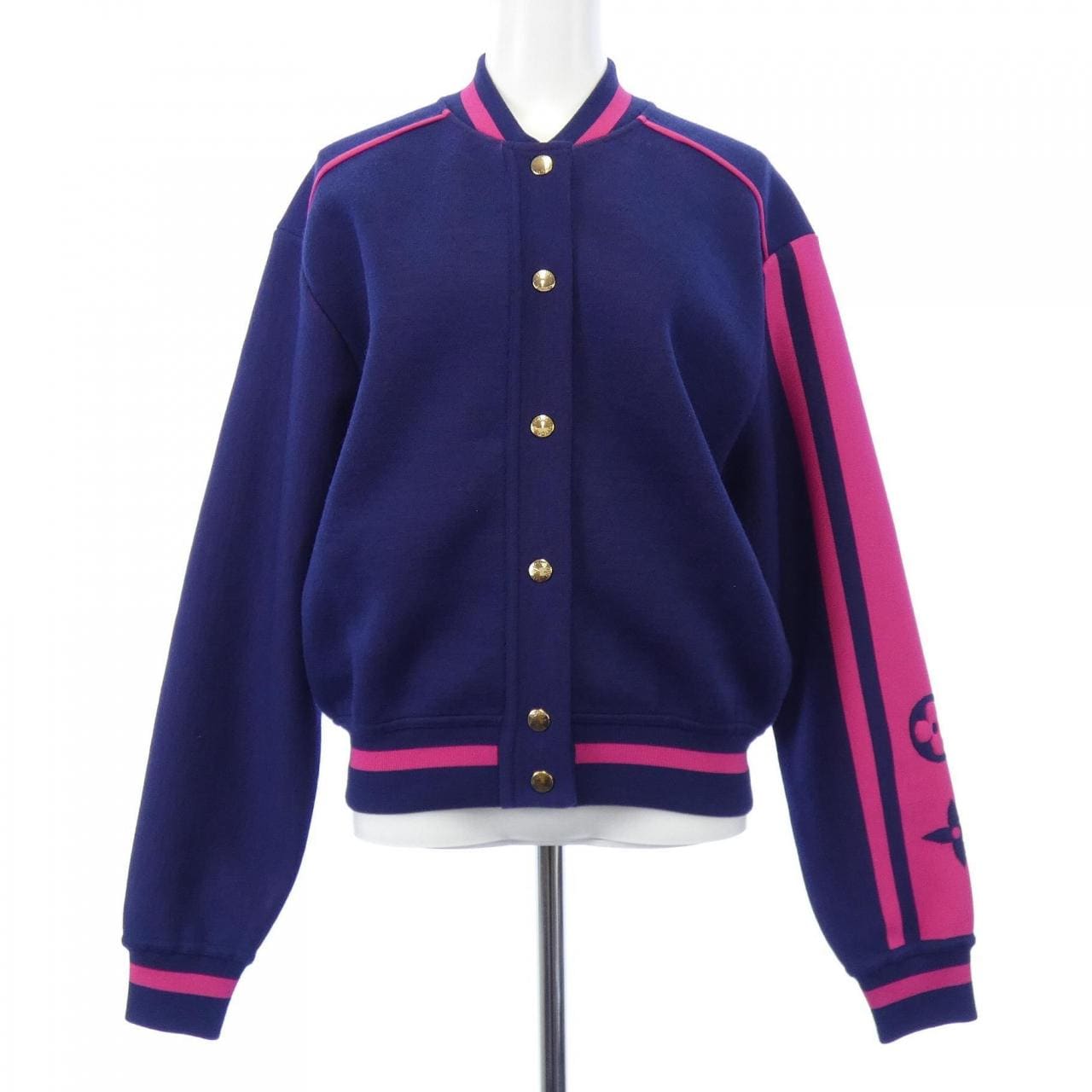 ルイヴィトン LOUIS VUITTON ブロックニットボンバージャケット FNKC04PI5 ブルゾン