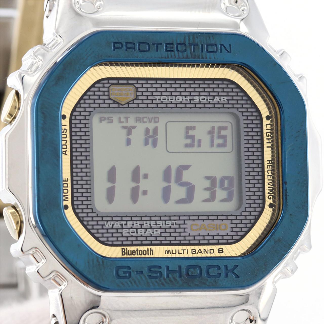 カシオ G-SHOCK･50th Anniversary 電波時計 GMW-B5000SS-2JR SS ソーラークォーツ