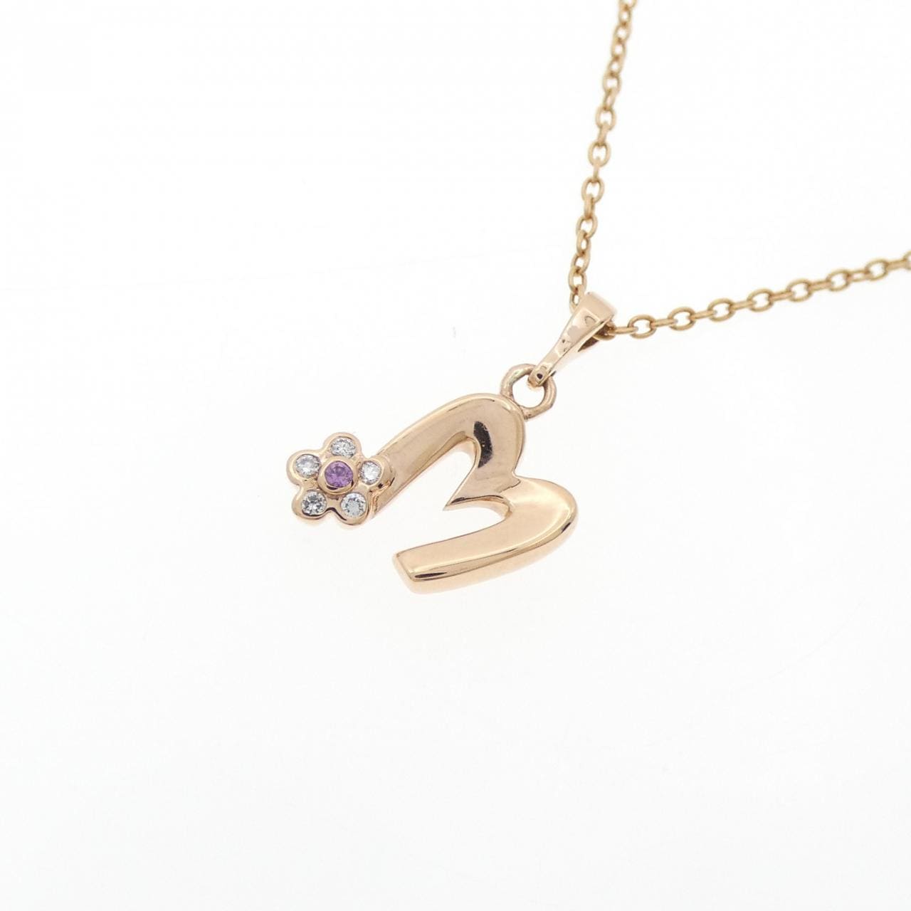 ポンテヴェキオ サファイヤ ネックレス 0.01CT