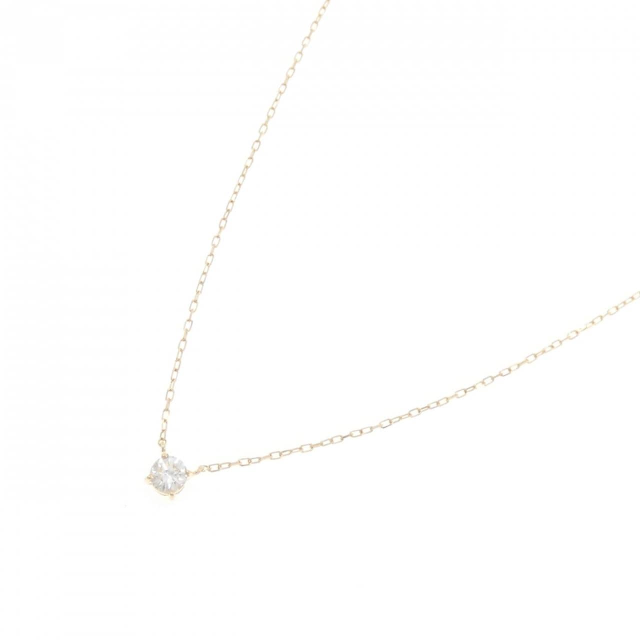 K18YG ダイヤモンド ネックレス 0.15CT