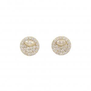 【新品】K18YG ダイヤモンド ピアス 0.51CT