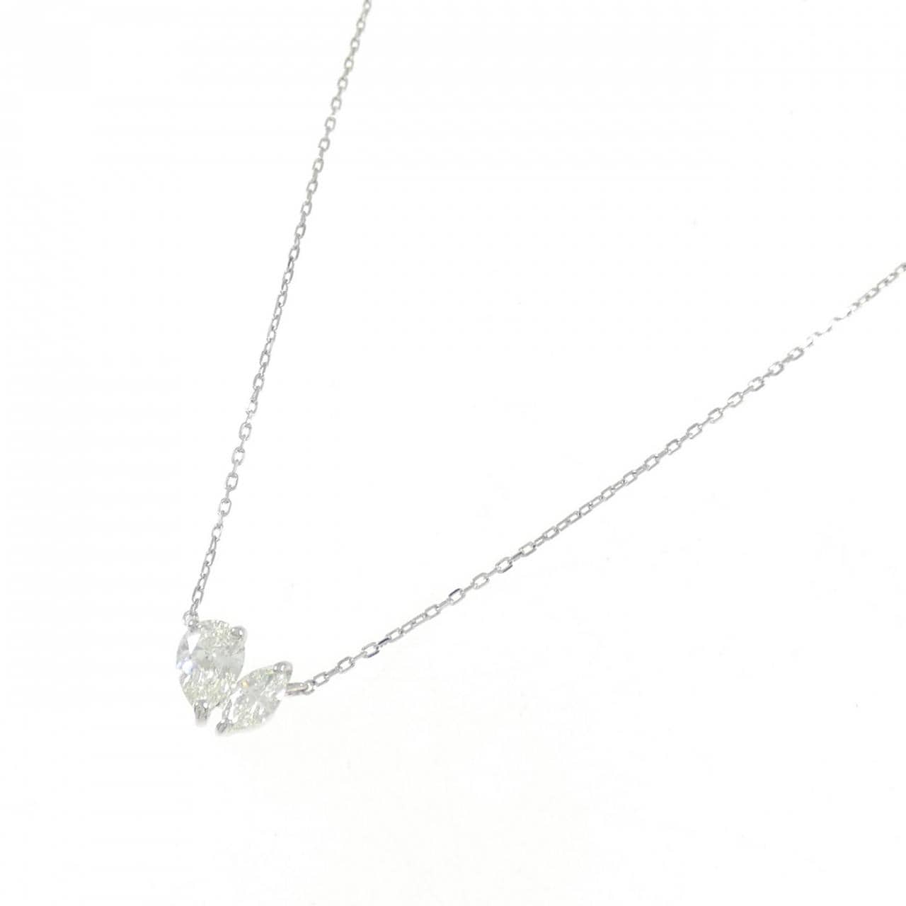 【新品】PT900/PT850 ダイヤモンド ネックレス 0.30CT