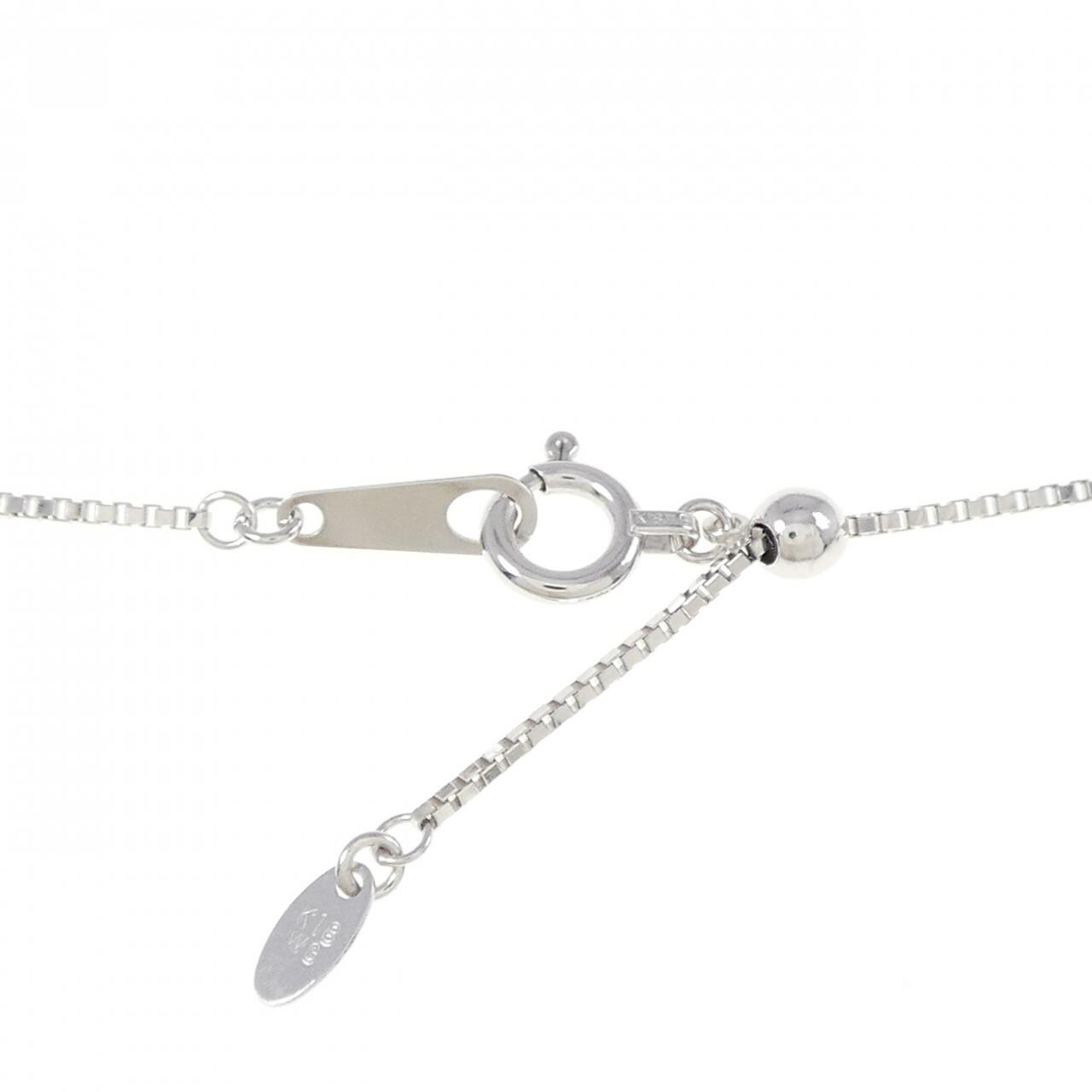 K18WG ダイヤモンド ネックレス 0.58CT