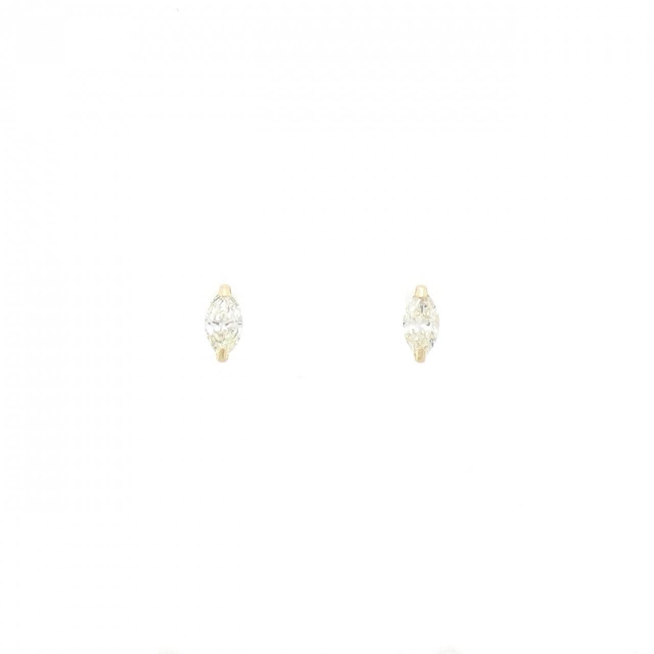 【新品】K18YG ダイヤモンド ピアス 0.24CT
