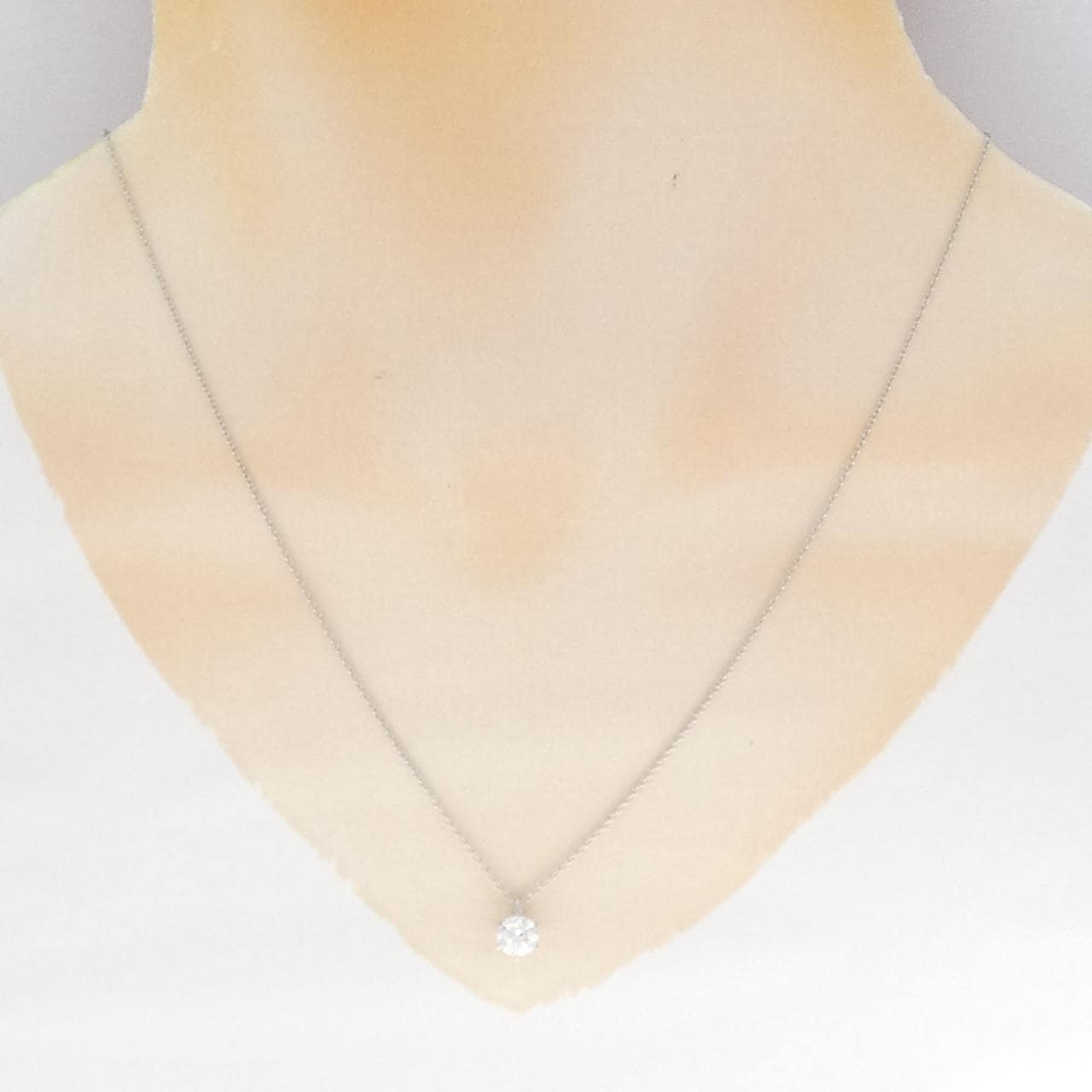 【リメイク】PT900/PT850 ダイヤモンド ネックレス 0.627CT E VVS2 3EXT H＆C