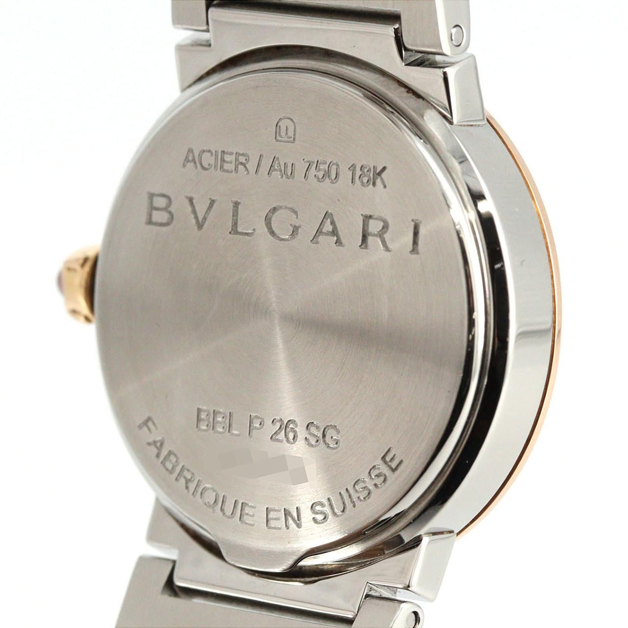 ブルガリ ブルガリブルガリ PGコンビ･12P BBLP26SG/BBL26C11SPG/12 SSxPG クォーツ