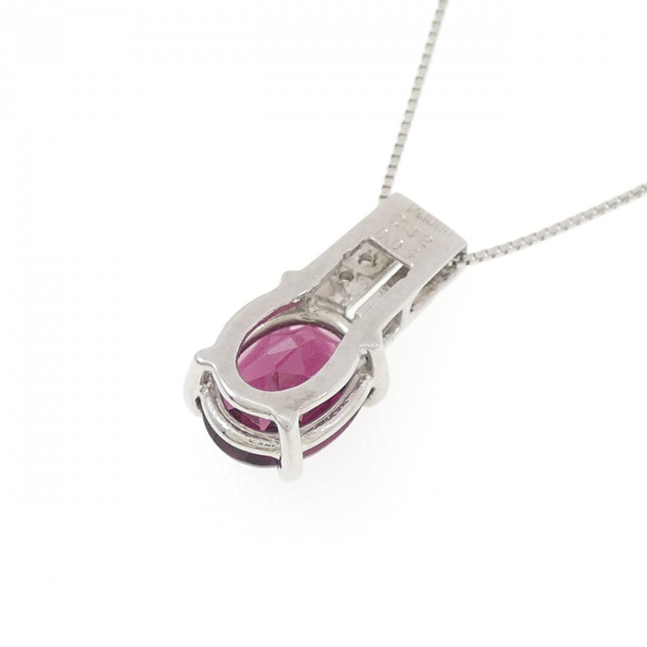 PT1000/PT850 ガーネット ネックレス 2.32CT