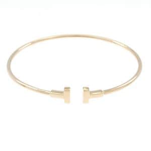 ティファニー Tナローワイヤー バングル