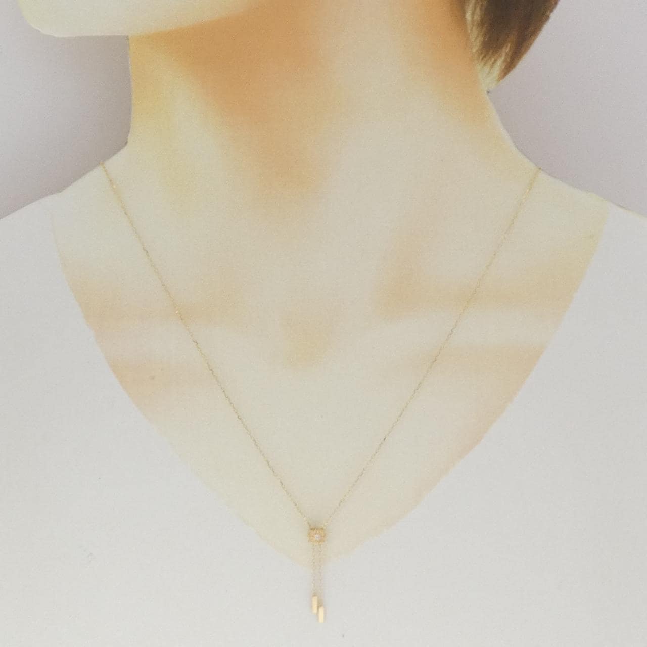 スタージュエリー ダイヤモンド ネックレス 0.01CT