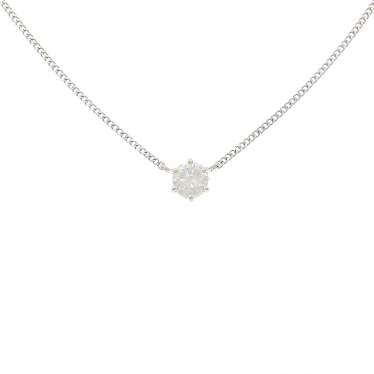 PT850 ソリティア ダイヤモンド ネックレス 0.70CT