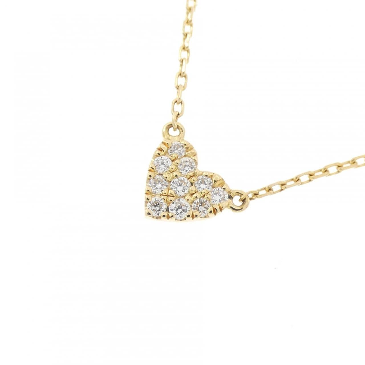 アーカー ハートパヴェ ネックレス 0.05CT