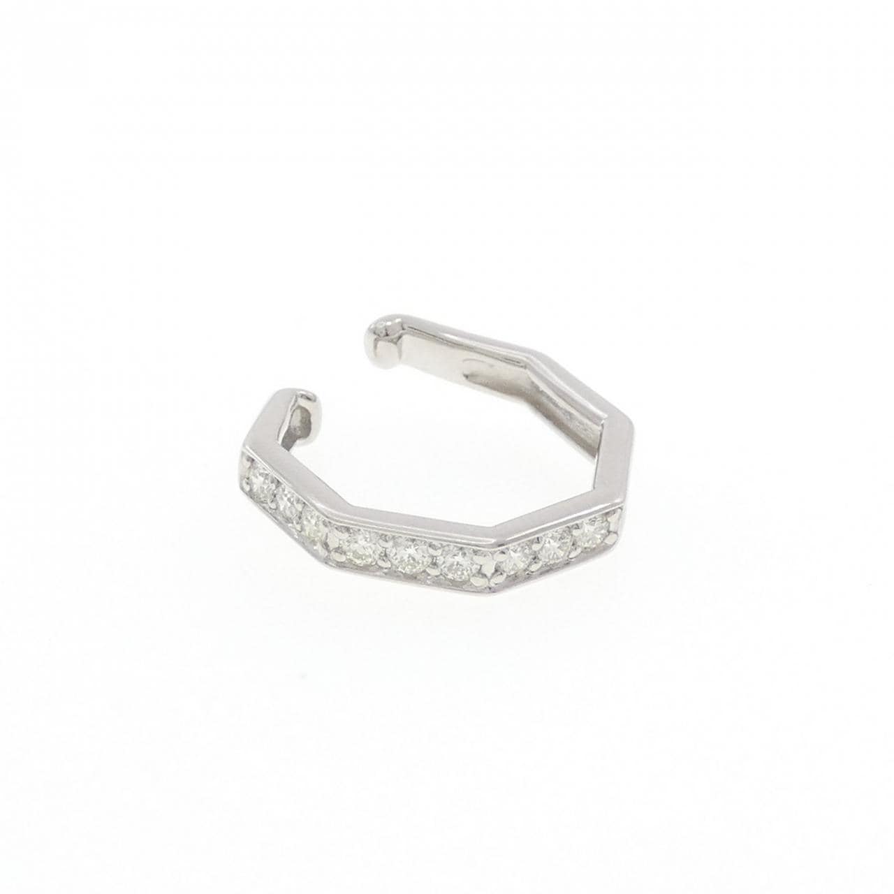 PT950 ダイヤモンド イヤーカフ 0.13CT