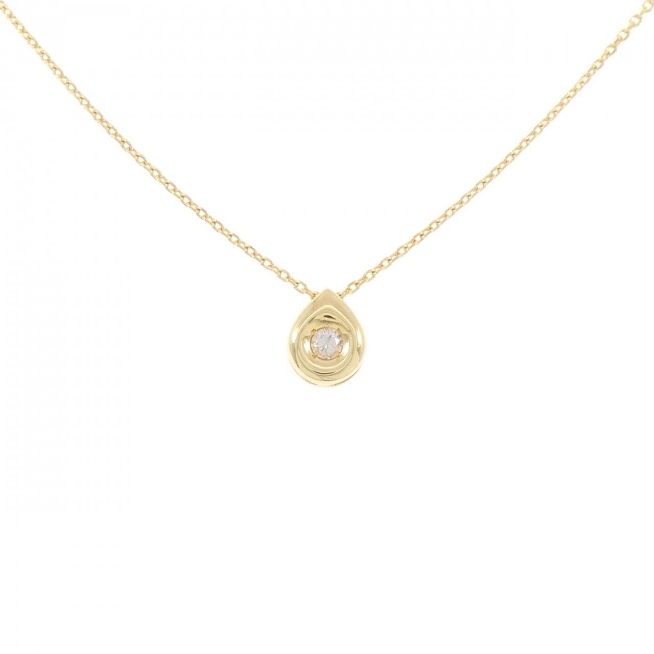 K18YG ダイヤモンド ネックレス 0.10CT