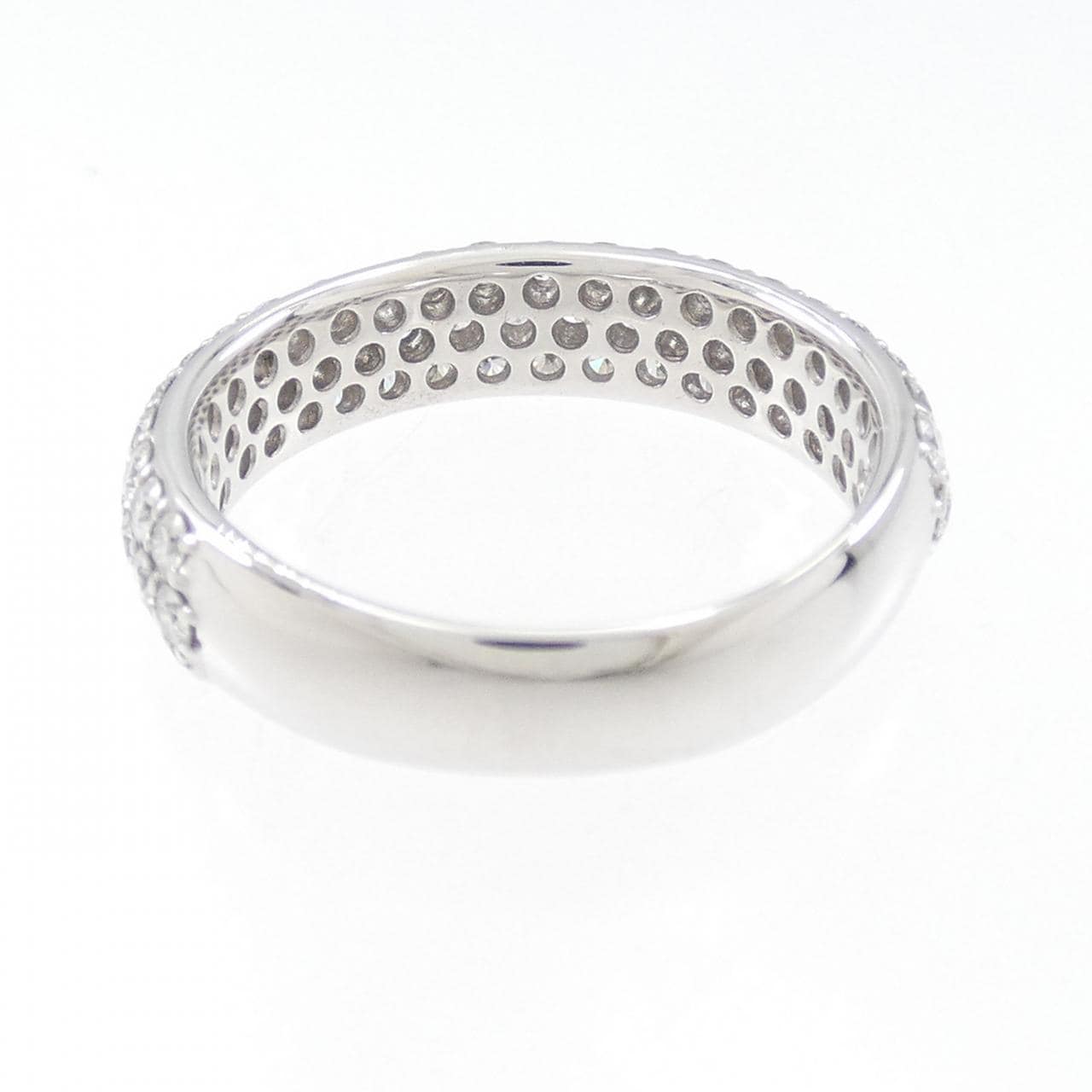 K18WG パヴェ ダイヤモンド リング 1.00CT