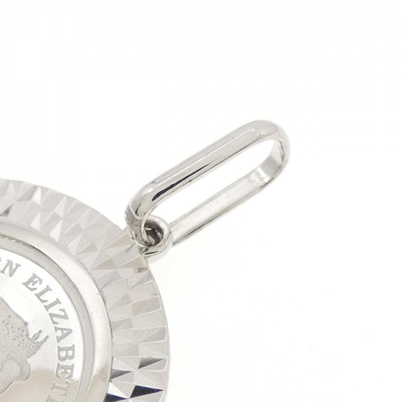 【新品】PT900(枠) コイン ペンダント